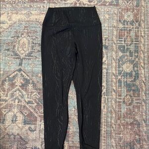 90 degree Black Textured Leggings MEDIUM